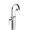 Castello Usa Neptune Freestanding Chrome Gooseneck Tub Filler Faucet with Drift Handle CB-F04-CR-J0903 - alternate 8